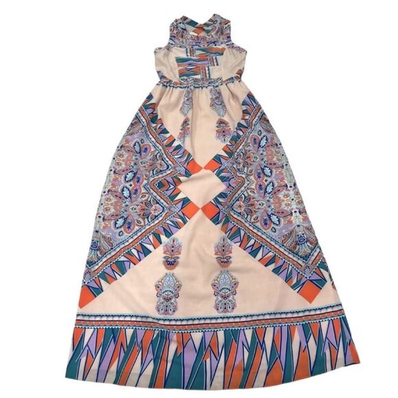 REVOLVE Lovers + Friends Blush Lilac Kitty Cat Cutout Criss Cross Slip Maxi - Picture 13 of 14